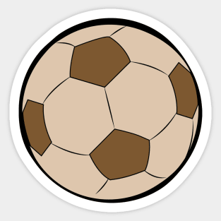Colorful Football / Soccer Ball Sticker